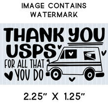 Load image into Gallery viewer, Sticker - Business - USPS - Thank You - Thank You for All You Do - Mail Truck