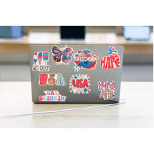 Load image into Gallery viewer, Sticker - Summer - 4th of July - Sweet Freedom - Be Free - Freedom - July 4th - Happy 4th - USA - Leopard - Day Drinkin' - Laptop - Tumbler