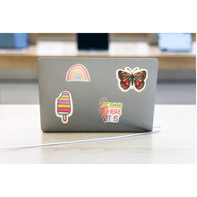 Load image into Gallery viewer, Sticker - Summer - Popsicle - Butterfly - Rainbow - Ice Cream - Scoop There It Is - Laptop - Tumbler