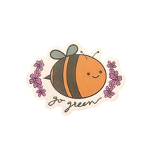 Load image into Gallery viewer, Sticker - Bees - Go Green - Laptop - Tumbler