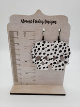 Load image into Gallery viewer, Genuine Leather Earrings - Halloween Earrings - Skulls - Day of the Dead - Skull Earrings