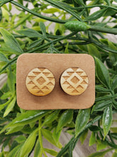Load image into Gallery viewer, Wood Earrings - Stud Earrings - Southwest Design - Studs