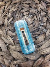 Load image into Gallery viewer, Hair Clip - Resin Clip - Blue - Hair Accessory - Girl's Hair Accessory - Alligator Clip - Blue Glitter