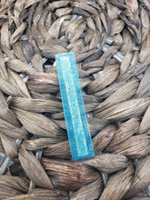 Load image into Gallery viewer, Hair Clip - Resin Clip - Blue - Hair Accessory - Girl's Hair Accessory - Alligator Clip - Blue Glitter