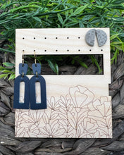 Load image into Gallery viewer, Earring Holder - Earrings Display - Floral - Travel Earring Holder - Flowers - Stud Holder