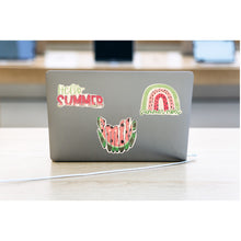 Load image into Gallery viewer, Sticker - Summer - Watermelon - Hello Summer - Summer Vibes - Smile - Laptop - Tumbler
