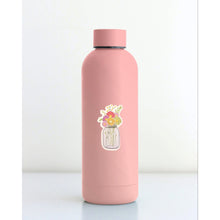 Load image into Gallery viewer, Sticker - Flowers - Foral - Daises - Mason Jar - Laptop - Tumbler
