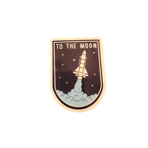 Sticker - To the Moon - Laptop - Tumbler - Space