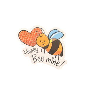 Sticker - Bees - Bee Mine- Honey Bee Mine - Laptop - Tumbler