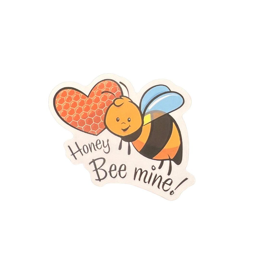 Sticker - Bees - Bee Mine- Honey Bee Mine - Laptop - Tumbler