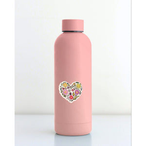 Sticker - Flowers - Foral - Heart - Laptop - Tumbler