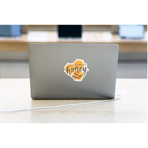 Sticker - Bees - Honey - 100% Honey- Natural Honey - Laptop - Tumbler