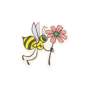 Sticker - Bees - Bee Sticker - Flower - Laptop - Tumbler