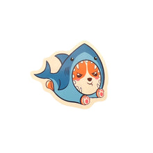 Load image into Gallery viewer, Sticker - Corgi - Shark - Laptop - Tumbler - Space
