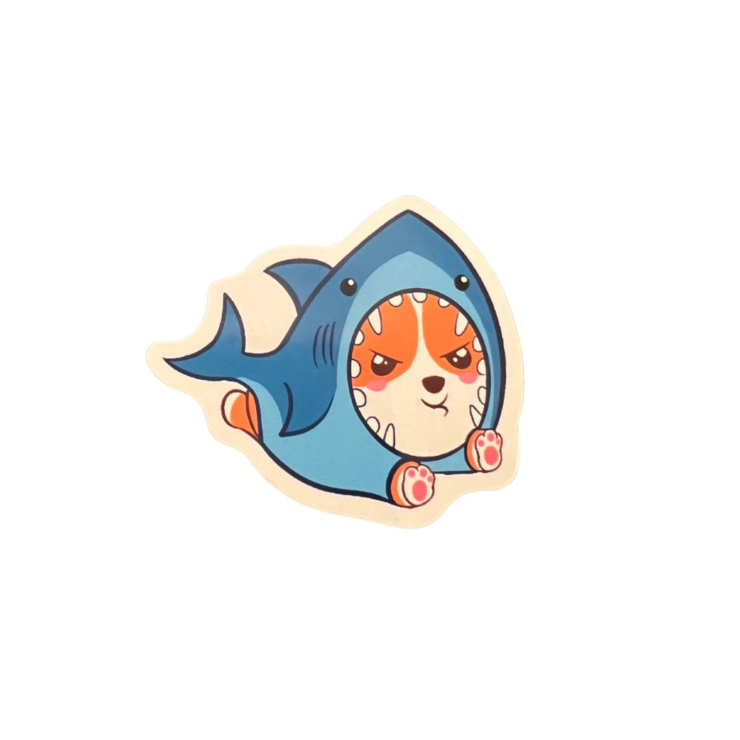 Sticker - Corgi - Shark - Laptop - Tumbler - Space