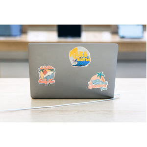 Sticker - Summer - Make Waves - Summer Time - Salty Hair Sandy Toes - Laptop - Tumbler