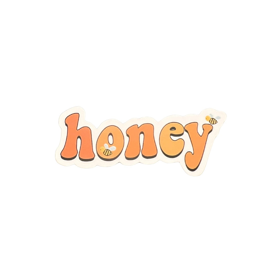 Sticker - Bees - Honey - 100% Honey- Natural Honey - Laptop - Tumbler