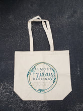 Load image into Gallery viewer, Tote Bag - Canvas Tote - Almost Friday Designs Tote Bag - Grocery Bag
